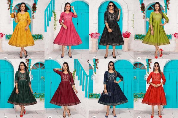  TRENDY SAHIBA VOL.1 Rayon Exclusive Kurti Collection